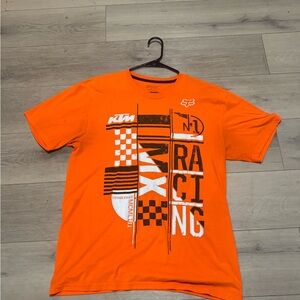 Fox Men's Orange Racing Tee